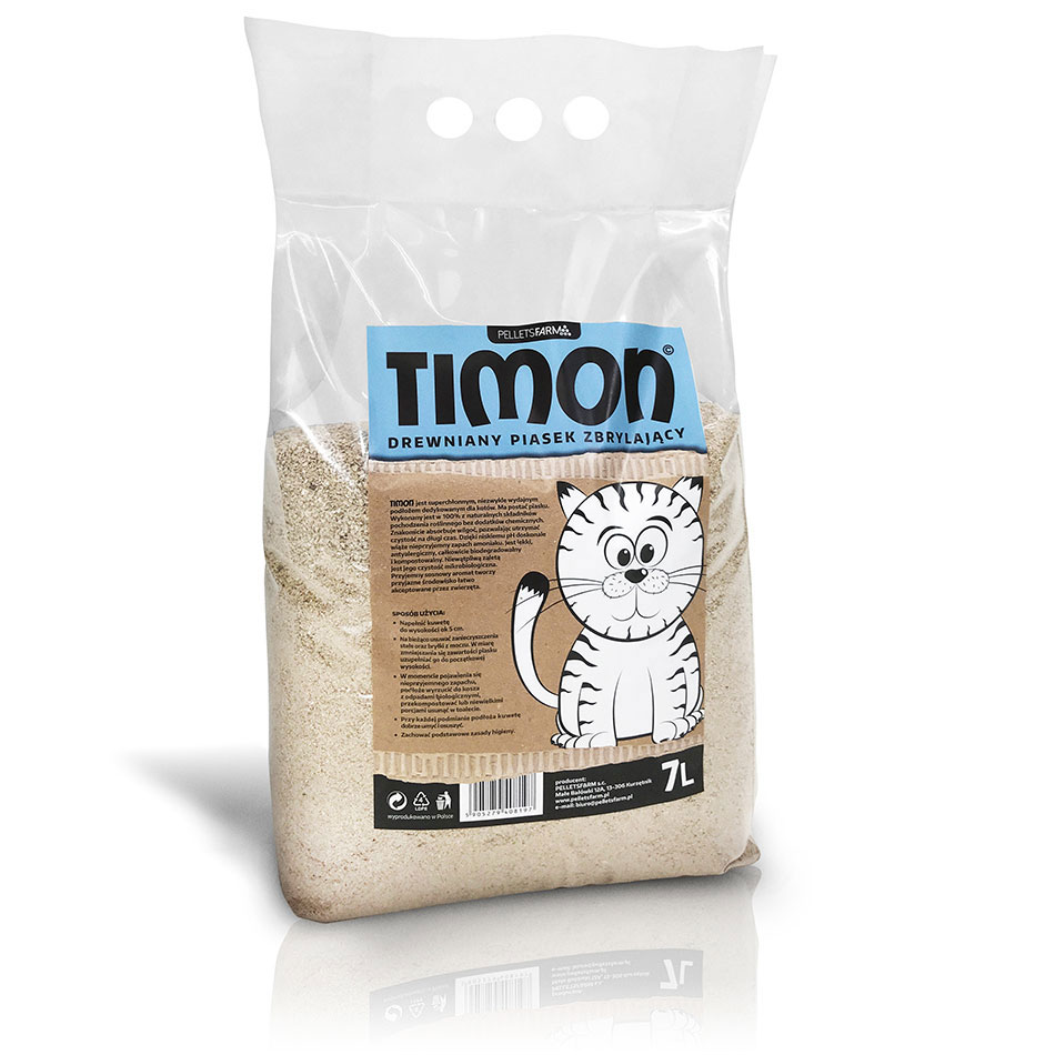 Timon 7 L – zbrylający piasek dla kota