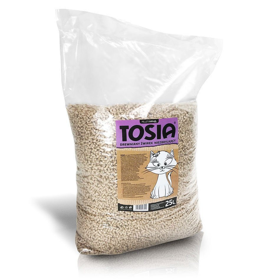Tosia 15 KG – niezbrylający żwirek dla kota